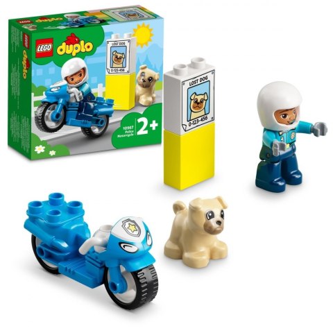 BLOQUES DE CONSTRUCCIÓN 10967 DUPLO MOTOCICLETA POLICÍA LEGO 10967 LEGO