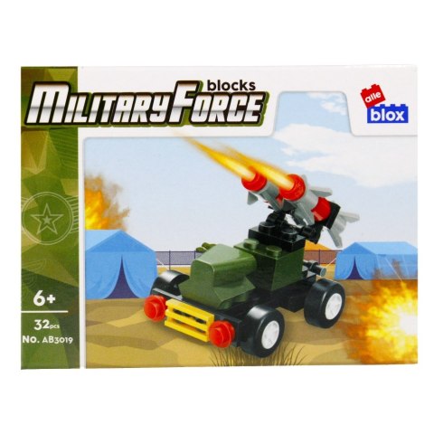 BLOQUES DE CONSTRUCCIÓN 32 ELEMENTOS MILITARES ALLEBLOX 492827 ALLEBLOX