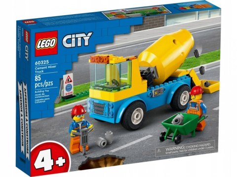 BLOQUES DE CONSTRUCCIÓN CIUDAD CAMIÓN HORMIGONADORA 60325 LEGO