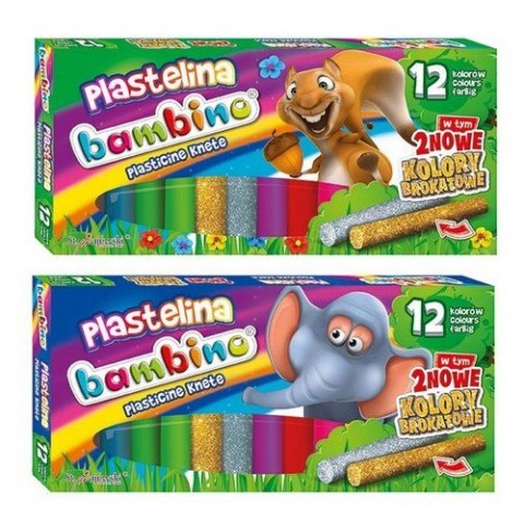 PLASTICINA 12 COLORES BAMBINO MEJEWSKI 001710 ST. MAJEWSKI