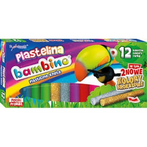 PLASTICINA 12 COLORES BAMBINO MEJEWSKI 001710 ST. MAJEWSKI