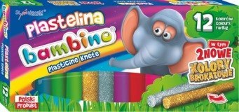 PLASTICINA 12 COLORES BAMBINO MEJEWSKI 001710 ST. MAJEWSKI