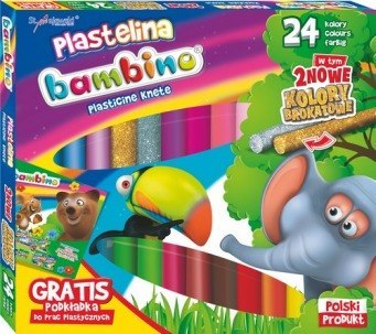 PLASTELINA 24 COLORES BAMBINOE MAJEWSKI 001901 ST. MAJEWSKI