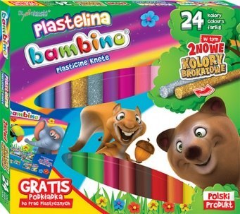 PLASTELINA 24 COLORES BAMBINOE MAJEWSKI 001901 ST. MAJEWSKI