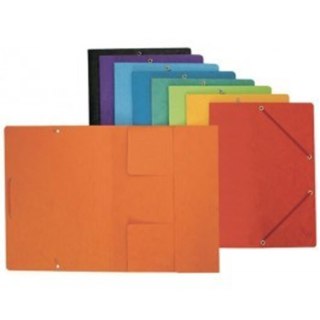 CARPETA BANTEX A4 NARANJA CON ELASTICO HAMELIN