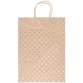 BOLSA DECORATIVA 24X33 CM KRAFT DORADA PAQUETE DE 5 UDS ARGO 257001 ARG ARGO