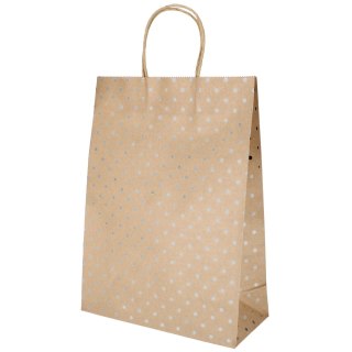 BOLSA DECORATIVA 24X33 CM KRAFT PLATA PACK 5 UDS ARGO 257002 ARG ARGO