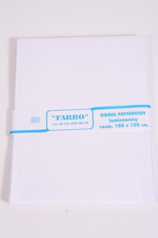 MANTEL PAPEL 100X130 CM LAMINADO BLANCO FARRO 452245 FARRO