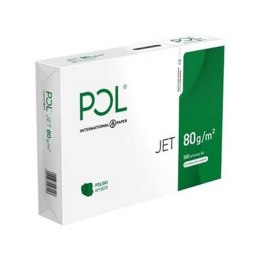 PolJet A4 Papel Fotocopiadora 80g - Clase A, Paquete de 500 Hojas