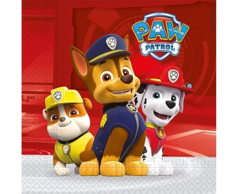 SERVILLETA DE PAPEL. 2 CAPAS 330X330 PAW PATROL 20 UDS GODAN