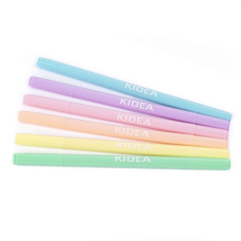 BOLIGRAFOS 2STR 6KOL PASTEL KIDEA DERF ESTUCHE DERFORM