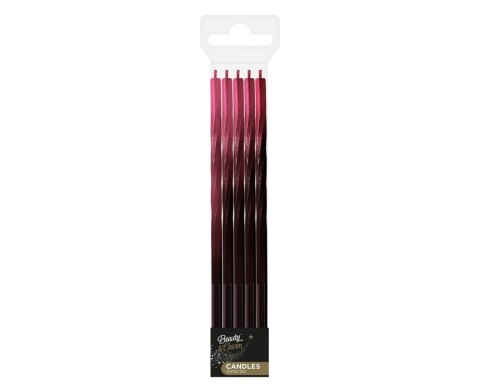 TORNILLOS PARA VELAS DE CUMPLEAÑOS PACK DE 5 UDS. ROJO/NEGRO OMBRE GODAN 7C-SSOC GODAN