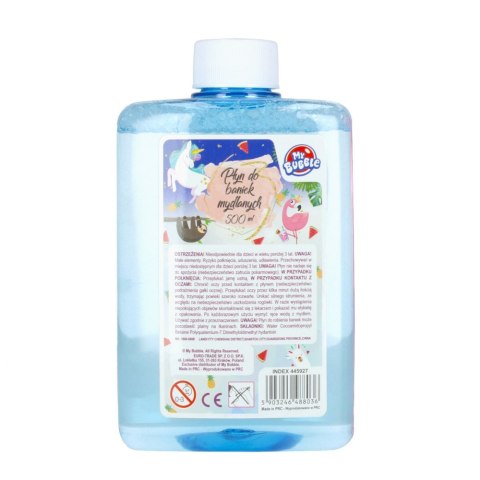 BURBUJA LÍQUIDA 500 ML UNICORNIO MY BUBBLE 445927 MC BURBUJAS DE JABÓN