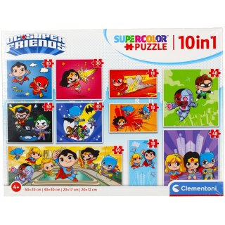 PUZZLE 10EN1 DC SUPER AMIGOS CLEMENTONI 20272 CLEMENTONI