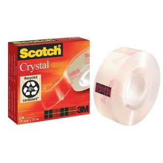 CINTA ADHESIVA 19MMX33MB CINTA CRISTAL TRANSPARENTE 3M SCOTCH 600 3M