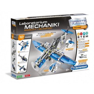 KIT CREATIVO LABORATORIO DE MECÁNICA AVIÓN Y HELICÓPTERO CLEMENTONI 60950 CLEMENTONI