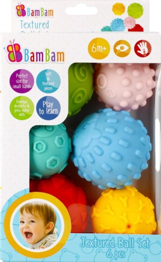 SET DE BOLAS SENSORIALES 6 PCS. BAM BAM 471563 BAM BAM