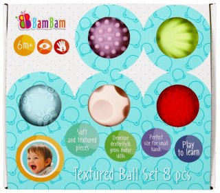 SET DE BOLAS SENSORIALES 8 PCS. BAM BAM 428312 BAM BAM