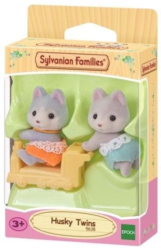 SYLVANIAN TWIN PERRO HUSKY 5638 WB6 EPOCH