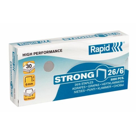 GRAPAS RAPID STRONG 26/6 5M ESSELTE