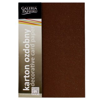 CARTULINA DECORATIVA A4 240 G MARRÓN MICA METÁLICA GALERÍA DE PAPEL PAQUETE DE 20 UDS. ARGO 202718 ARGO