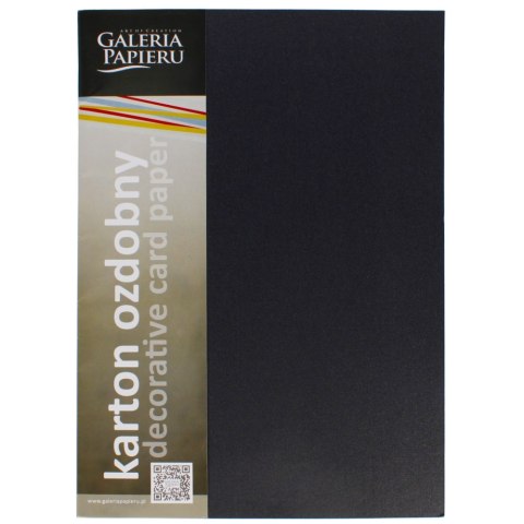 CARTULINA DECORATIVA A4 NEGRA 250G PAPEL GALERÍA MILLENIUM PACK FOIL 20PZS 200717 ARGO ARGO