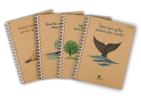 LIBRETA A4 TOP2000 GO GREEN, 80 HOJAS, CUADRICULA CON MARGEN HAMELIN